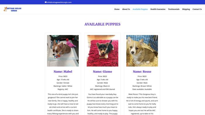 Cottagewelshcorgis.com - Corgi Puppy Scam Review