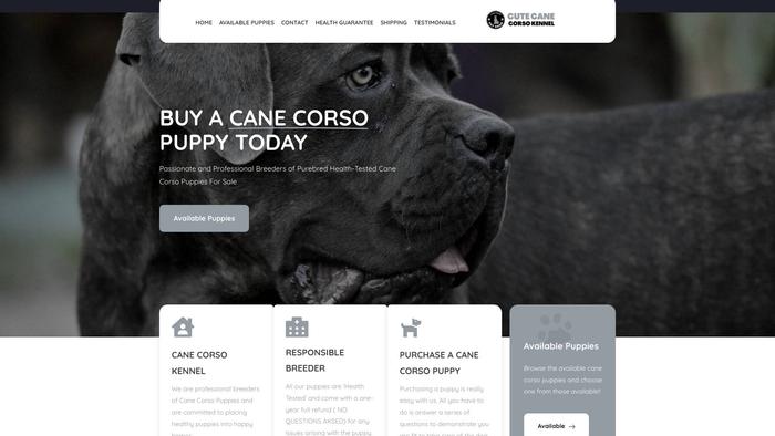 Cutecanecorsokennel.com - Cane Corso Puppy Scam Review