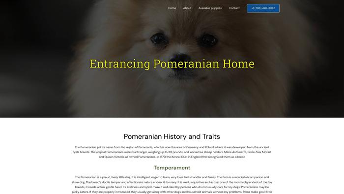 Entrancingpomeranianhome.com - Pomeranian Puppy Scam Review