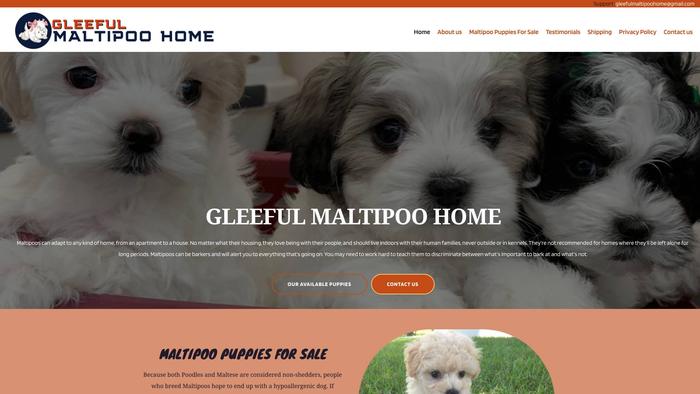 Gleefulmaltipoohome.com - Maltipoo Puppy Scam Review