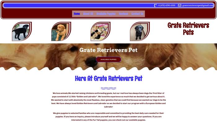 Grateretrieverspet.com - Golden Retriever Puppy Scam Review