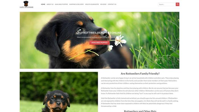 Happyweilers.com - Rottweiler Puppy Scam Review