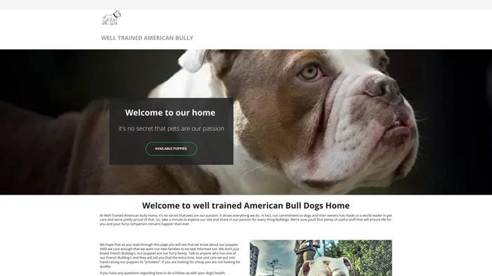 Highlytrainedamericanbullyhome.com - Pit Bull Puppy Scam Review