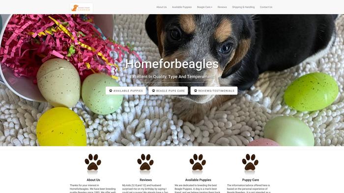 Homeforbeagles.com - Beagle Puppy Scam Review