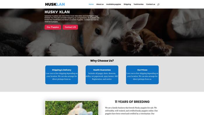 Husklan.com - Husky Puppy Scam Review