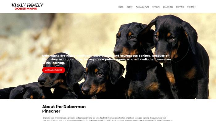 Huxlyfamilydobermann.com - Doberman Pinscher Puppy Scam Review