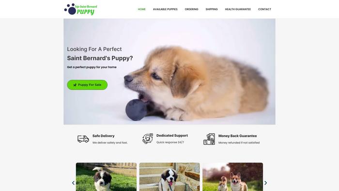 Jojosaintbernardpuppy.com - Saint Bernard Puppy Scam Review