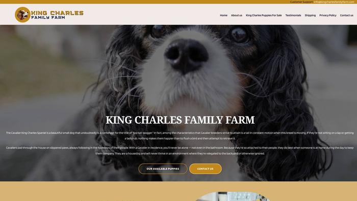 Kingcharlesfamilyfarm.com - Cavalier King Charles Spaniel Puppy Scam Review