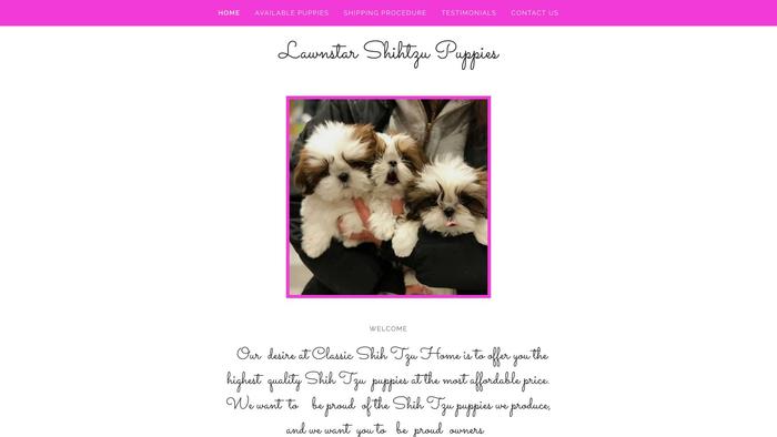 Lawnstarshihtzupuppies.com - Shihtzu Puppy Scam Review