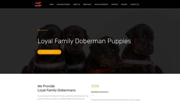 Loyalfamilydobermanpupsforsale.com - Doberman Pinscher Puppy Scam Review