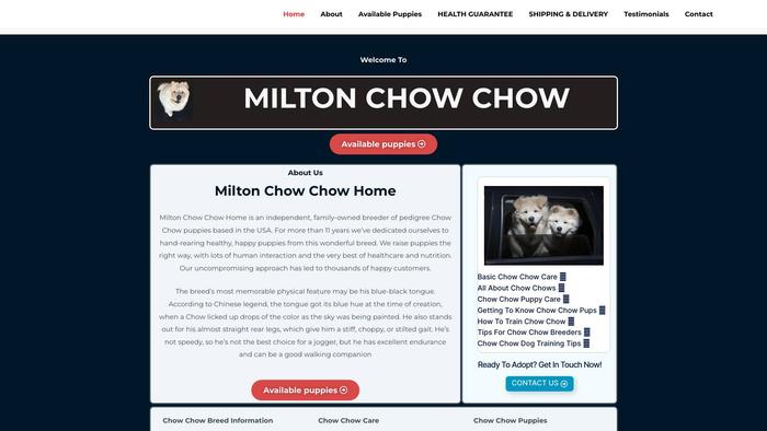 Miltonchowchowhome.com - Chowchow Puppy Scam Review