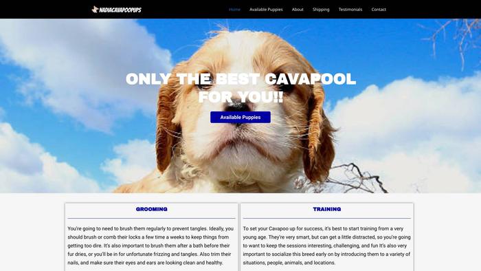 Nadiacavapoopups.com - Cavapoo Puppy Scam Review