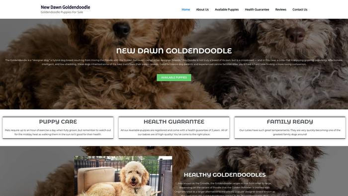 Newdawngoldendoodle.com - Golden Doodle Puppy Scam Review