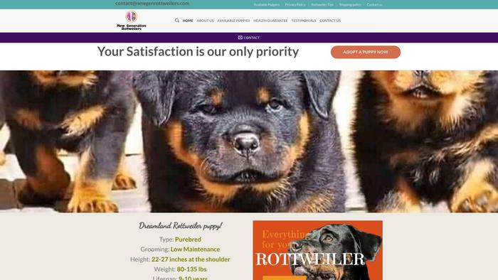 Newgenrottweilers.com - Rottweiler Puppy Scam Review