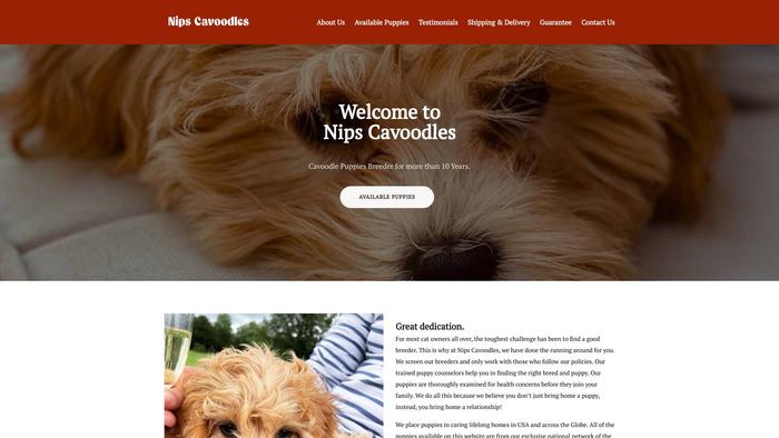 Nipscavoodles.com - Cavapoo Puppy Scam Review