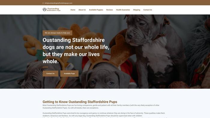 Outstandingstaffordshirepups.com - Terrier Puppy Scam Review