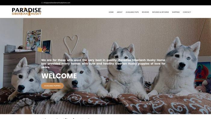 Paradisesiberianhuskyhome.com - Husky Puppy Scam Review