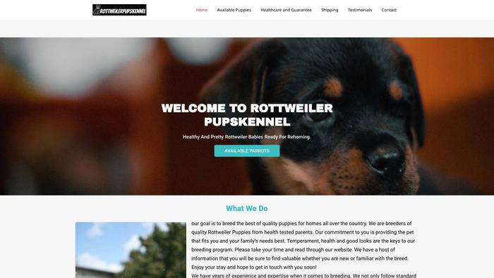 Rottweilerpupskennel.com - Rottweiler Puppy Scam Review