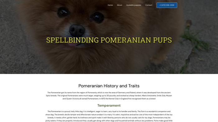 Spellbindingpomeranianpups.com - Pomeranian Puppy Scam Review