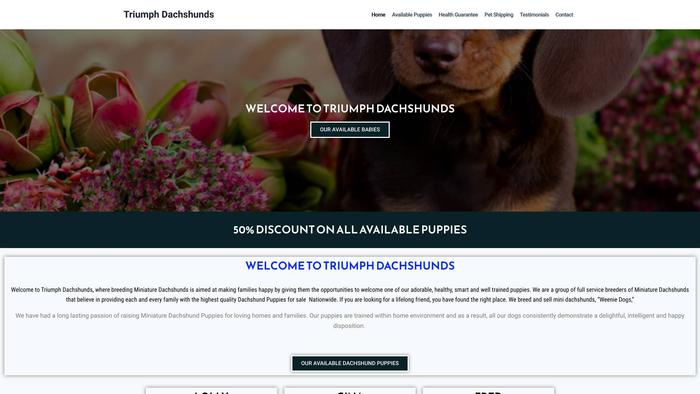 Triumphdachshunds.com - Dachshund Puppy Scam Review