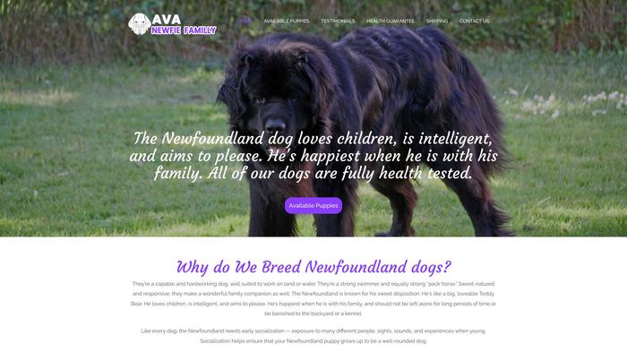 Avanewfiefamily.com - Saint Bernard Puppy Scam Review