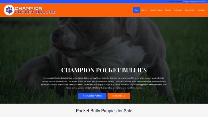 Championpocketbullies.com - French Bulldog Puppy Scam Review