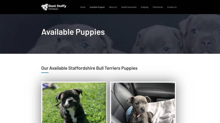 Danistaffyworld.com - Terrier Puppy Scam Review