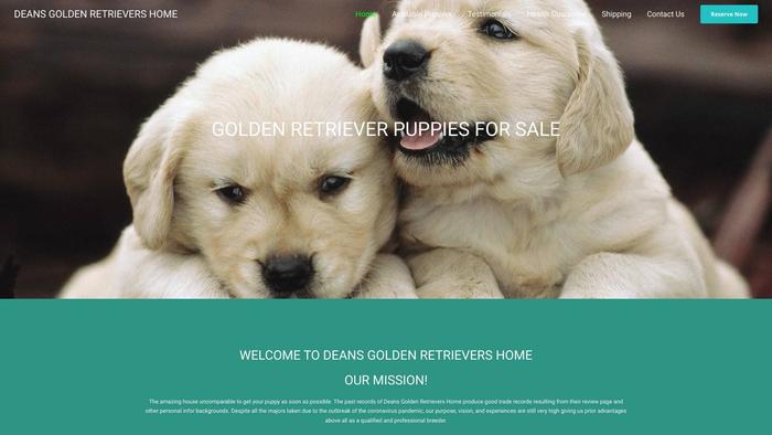 Deansgoldenretrievershome.com - Golden Retriever Puppy Scam Review