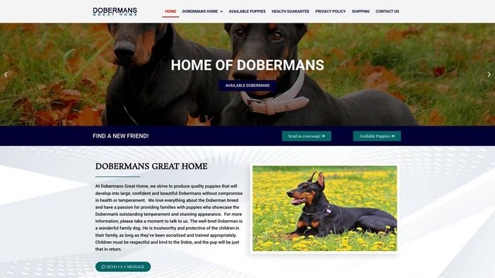 Dobermansgreathome.com - Doberman Pinscher Puppy Scam Review