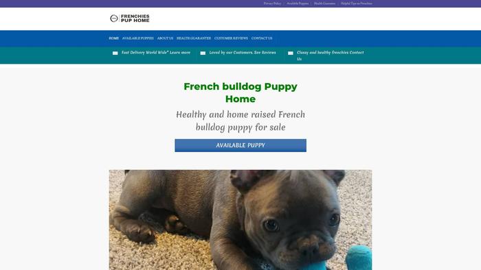 Frenchiespuphome.com - French Bulldog Puppy Scam Review