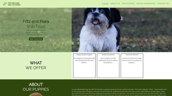 Fritzandflorashihtzupuppies.com - Shihtzu Puppy Scam Review