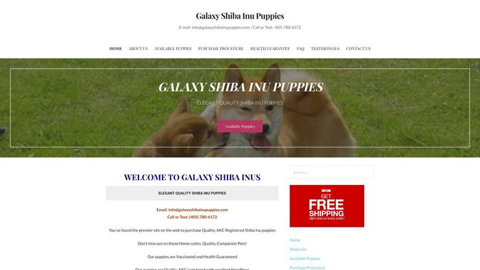 Galaxyshibainupuppies.com - Sheltie Puppy Scam Review