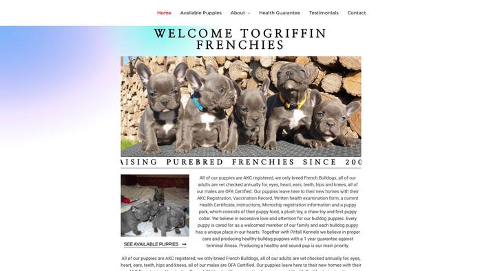 Griffinfrenchies.info - French Bulldog Puppy Scam Review