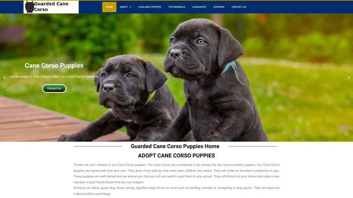 Guardcanecorso.com - Cane Corso Puppy Scam Review