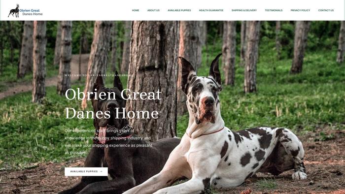 Obriengreatdaneshome.com - Great Dane Puppy Scam Review