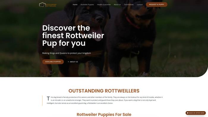 Outstandingrottweilers.com - Rottweiler Puppy Scam Review