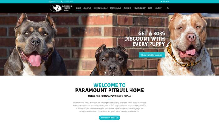 Paramountpitbullhome.com - Pit Bull Puppy Scam Review