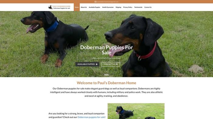 Paulsdobermanhome.com - Doberman Pinscher Puppy Scam Review