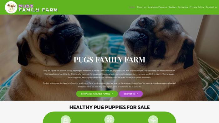 Pugsfamilyfarm.com - Pug Puppy Scam Review