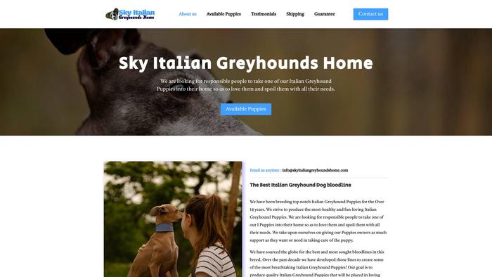 Skyitaliangreyhoundshome.com - Labrador Puppy Scam Review