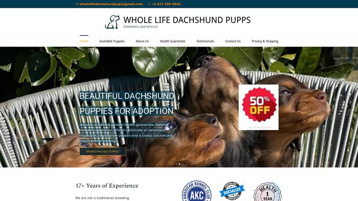 Wholelifedachshundpups.com - Dachshund Puppy Scam Review