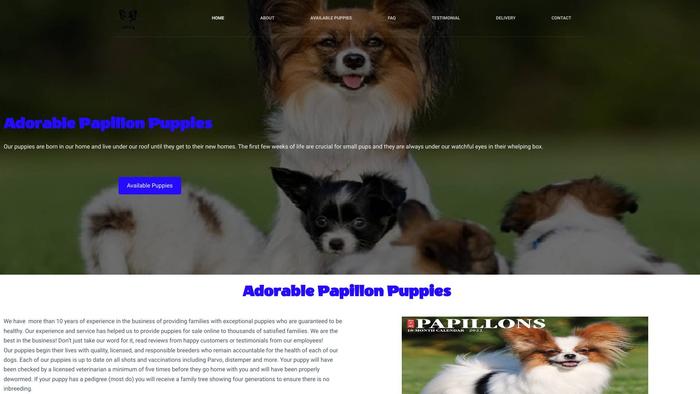 Adorablepapillonpuppies.com - Papillon Puppy Scam Review