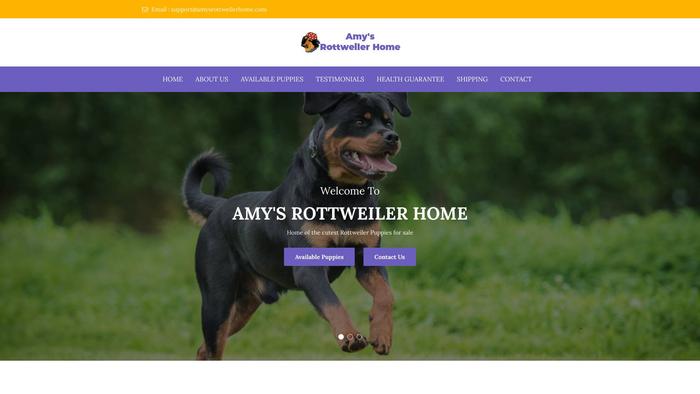 Amysrottweilerhome.com - Rottweiler Puppy Scam Review