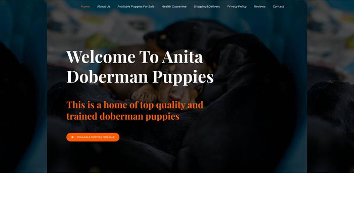 Anitadobermanpinscherpuppies.com - Doberman Pinscher Puppy Scam Review