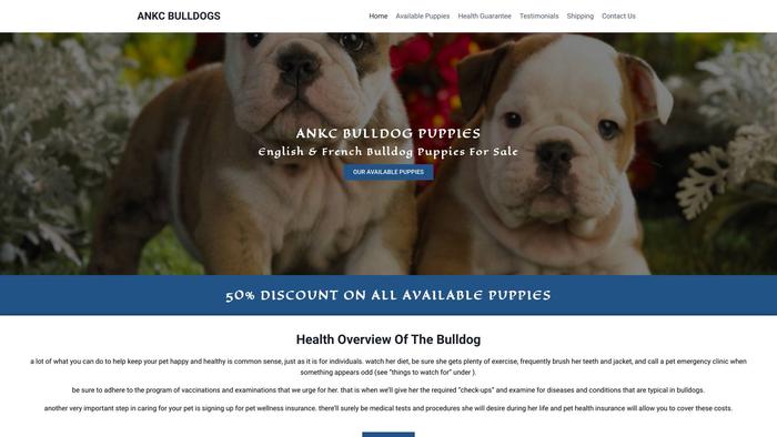 Ankcbulldogs.com - Bulldog Puppy Scam Review