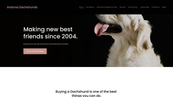 Ariannadachshunds.com - Dachshund Puppy Scam Review