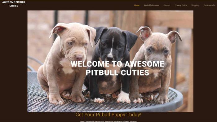 Awesomepitbullcuties.com - Pit Bull Puppy Scam Review