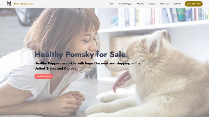 Blinkpomskyhome.com - Pomeranian Puppy Scam Review