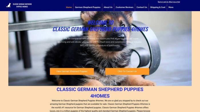 Classicgermanshepherdpuppies.com - Germanshepherd Puppy Scam Review