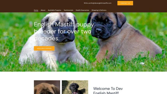 Devenglishmastiffs.com - Tibetan Mastiff Puppy Scam Review